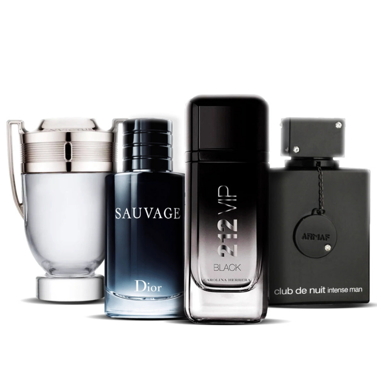 Zestaw 4 perfum | One Million Royal + 212 VIP Men + Sauvage Dior + Versace Eros 100 ml