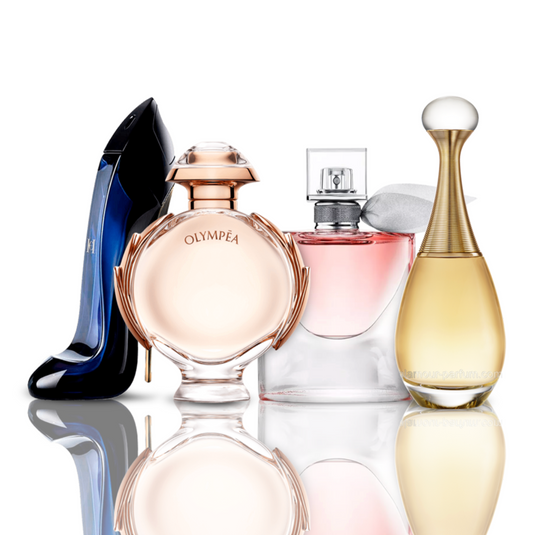 Zestaw 4 perfum | Good Girl + Olympea + La Vie Est Belle + J'Adore 100 ml