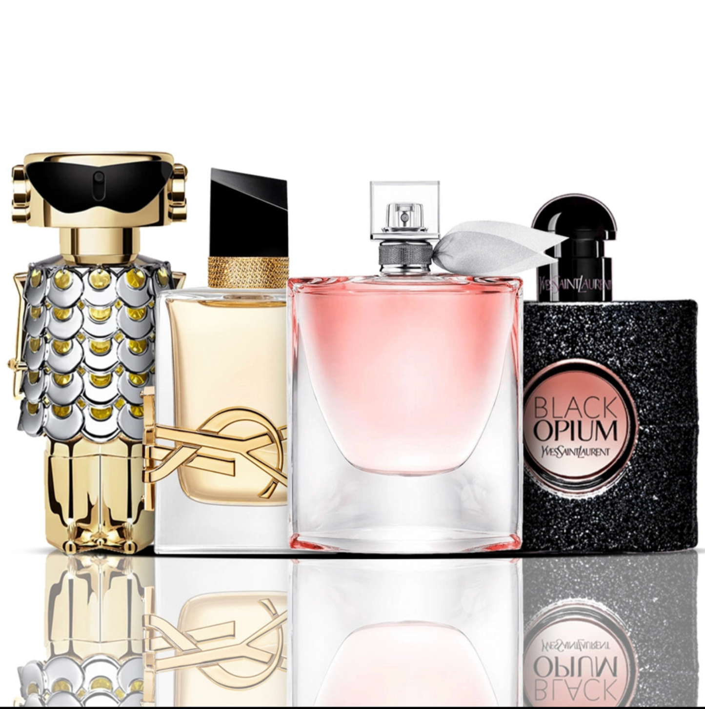 Zestaw 4 perfum | Libre + La Vie Est Belle + Black Opium + Fame 100 ml