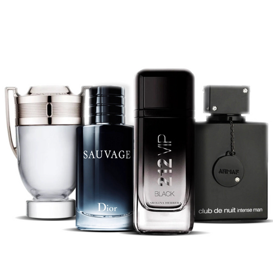 Zestaw 4 perfum | One Million Royal + 212 VIP Men + Sauvage Dior + Versace Eros 100 ml